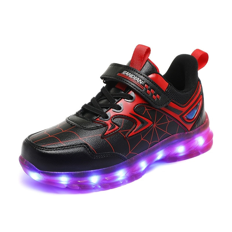 Children's LED Light-Up Shoes for Boys and Girls All-Season Breathable Durable