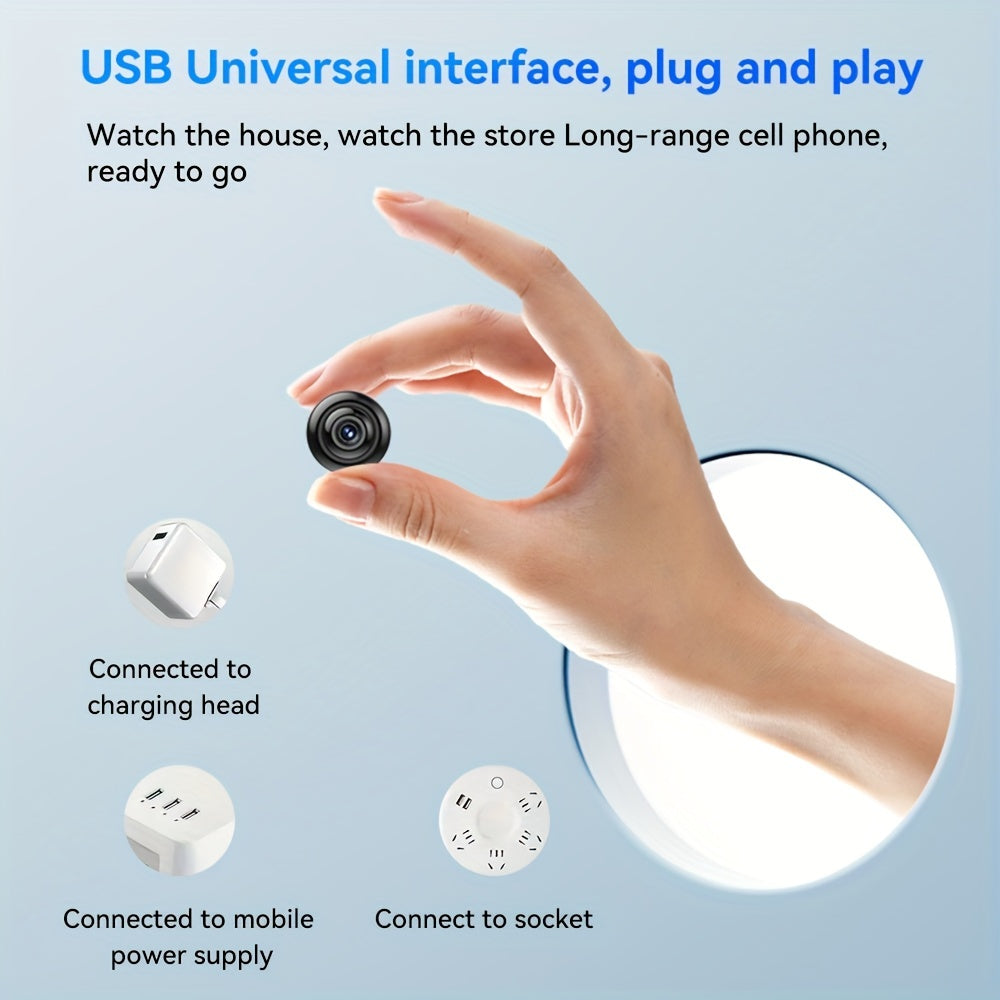 Mini USB Security Camera with Infrared Night Vision Motion Detection Indoor Home Surveillance
