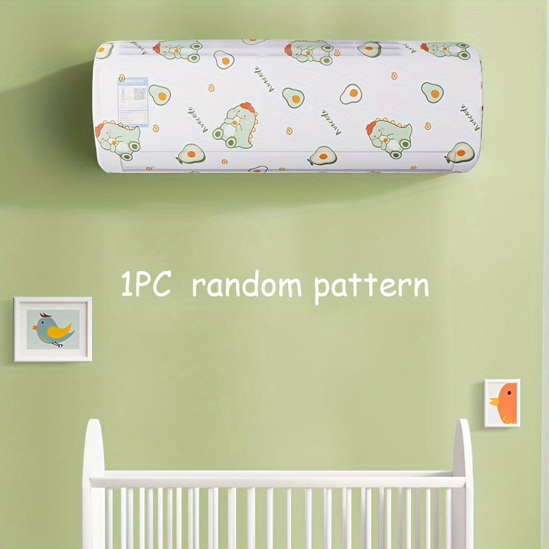 Universal Fit Air Conditioner Dust Cover Washable Elastic Material Easy Installation