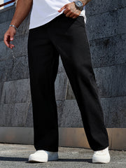 Men's Plus Size Denim Jeans Regular Fit All-Season Woven Cotton Polyester Viscose