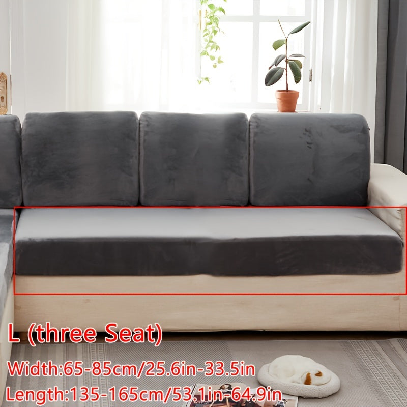 Velvet divan qoplamasi qishki iliqlik va barcha mavsumlar uchun to'liq qoplama ta'minlaydi. Cho'ziluvchan, changdan himoyalangan va elastik mato bilan tozalash oson. Orqa tayanch va yostiq qoplamasi uchun sirpanmas xususiyatlarni o'z ichiga oladi.