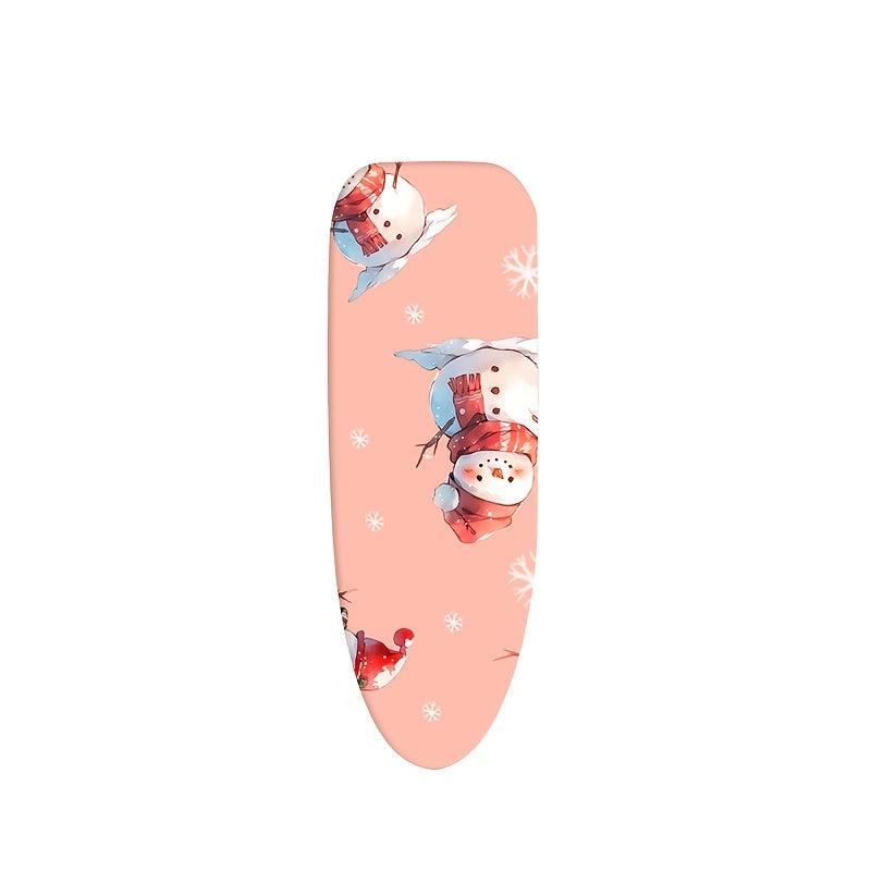 Funda festiva para tabla de planchar con diseños de árbol de Navidad, Santa, muñeco de nieve, resistente al calor, a prueba de polvo