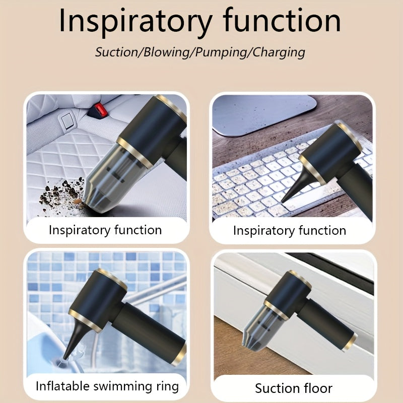 Беспроводной ручной пылесос с ультра-большой мощностью всасывания для легкой уборки дома в любое время.