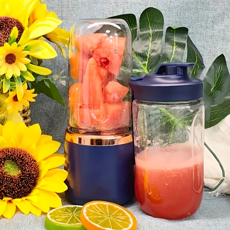 Oson portativ USB quvvatlantiriladigan blender shisha, ajraladigan dizayni bilan