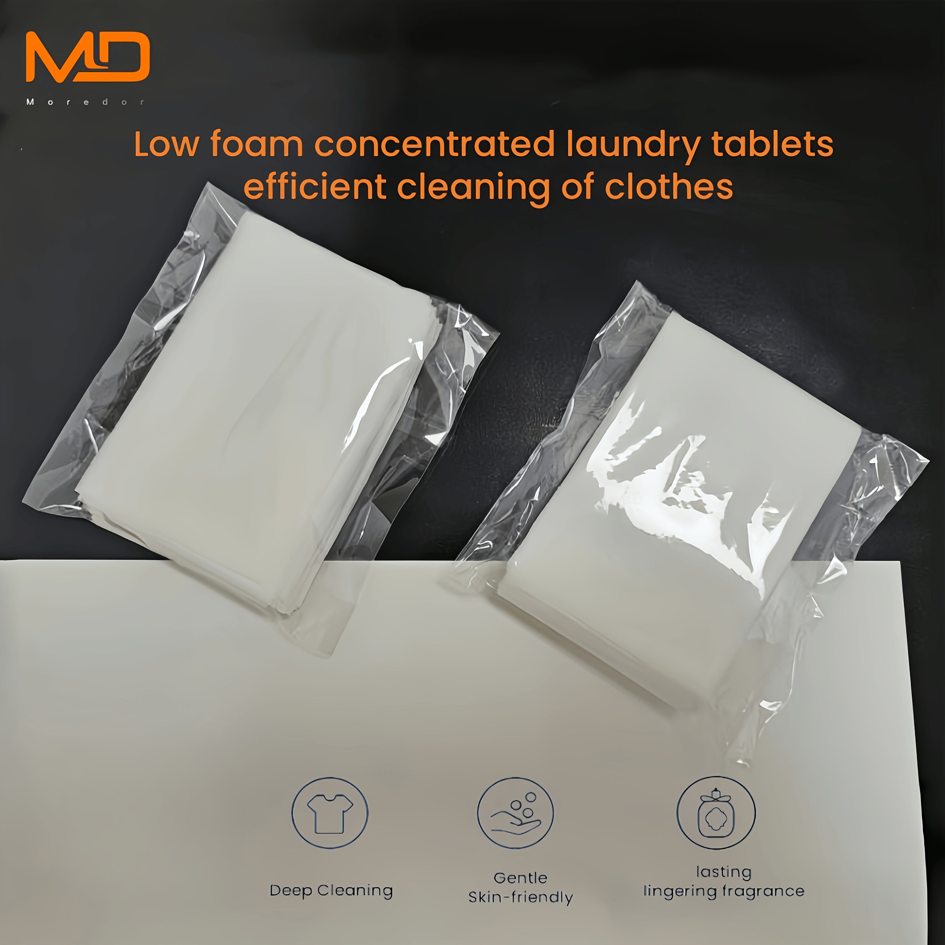 Plastic-Free Laundry Detergent Sheets Eco-Friendly Hypoallergenic 30/150/300 pcs
