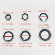 Набор из 6 термостойких уплотнительных прокладок для автомобильных кондиционеров - аксессуары для расширительных клапанов для долговечных систем кондиционирования воздуха
