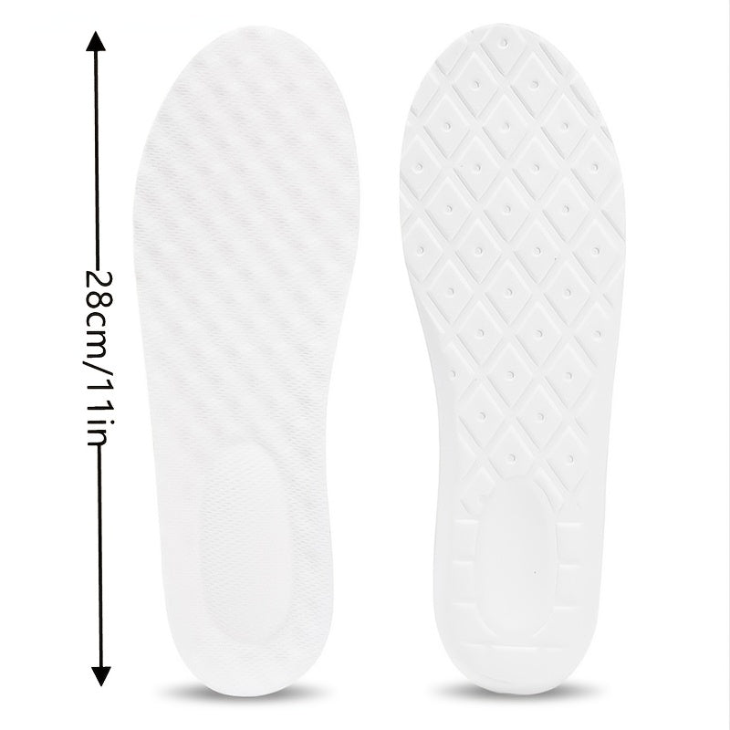 Unisex Sports Insoles Gel Shock Absorption Arch Support Orthopedic EVA 2-Piece Set