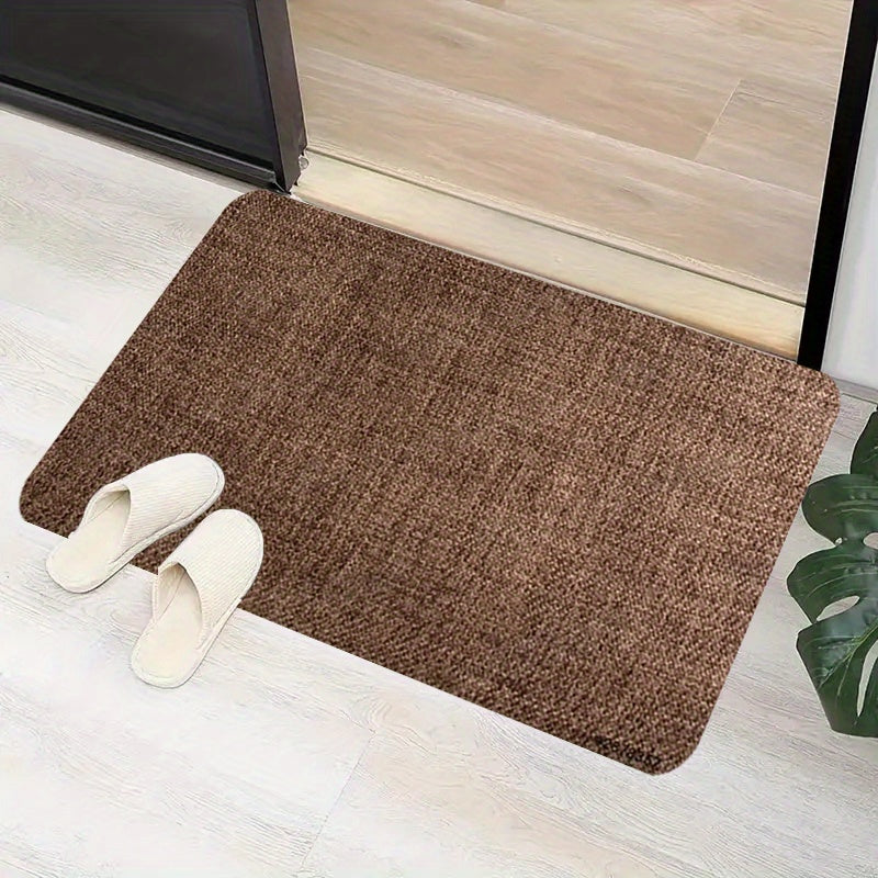 Thick Non-Slip Kitchen Mat with Stylish Design, Easy to Clean, Durable Polyester