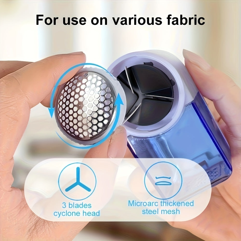 Mini Fabric Shaver for Polyester Portable Battery-Operated Travel and Home Use