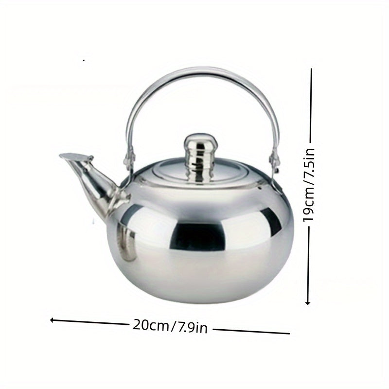 Stainless Steel Tea Kettle 1.5L with Infuser for Tea Coffee Green Tea Camping