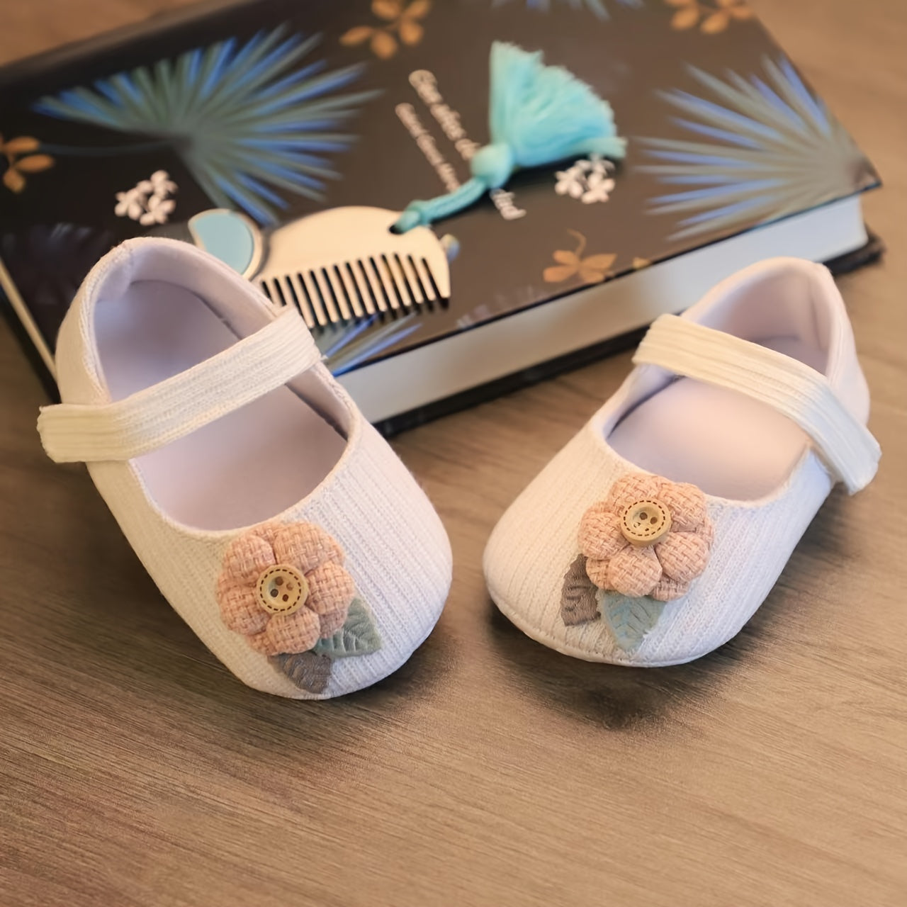 Baby Girl Soft Sole Shoes for Newborns 0-6 Months Breathable Spring Summer Flat Shoes