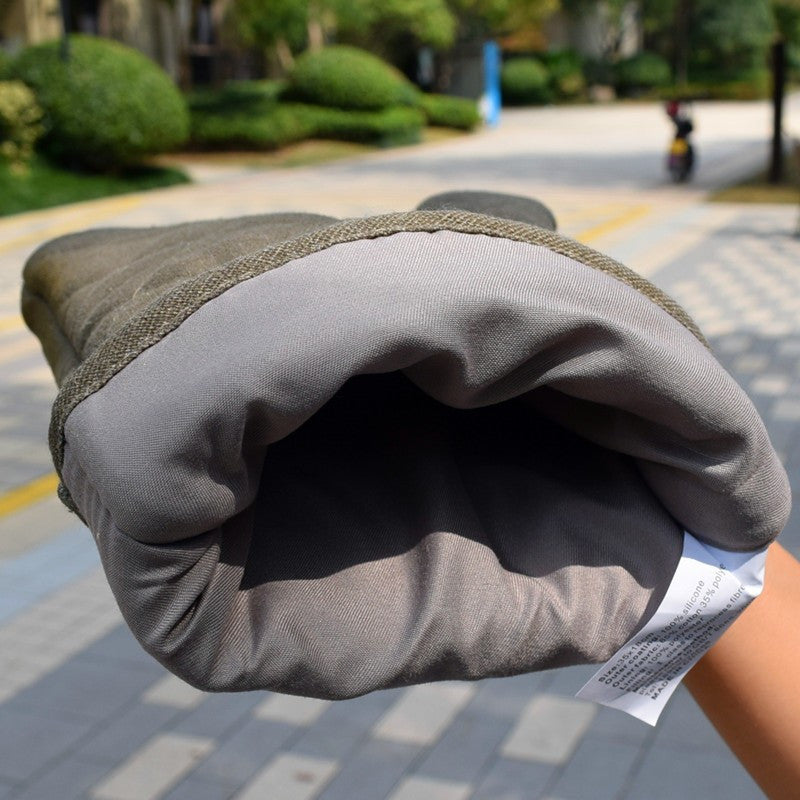 Issishga chidamli pech qopqog'i, yopishqoqsiz tutqich, pishirish, grill qilish, pishirish uchun bardoshli polyester silikon