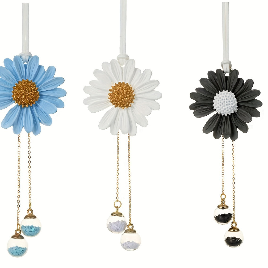 Qizlar Daisy Avtomobil Old oynasi Charm Chiroyli Orqa ko‘rinish aksessuari