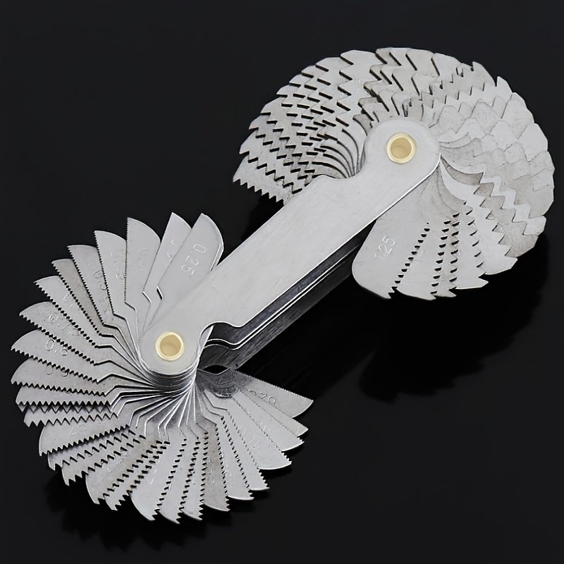 Metric and Imperial Thread Measuring Gauges for Industrial Tools Steel