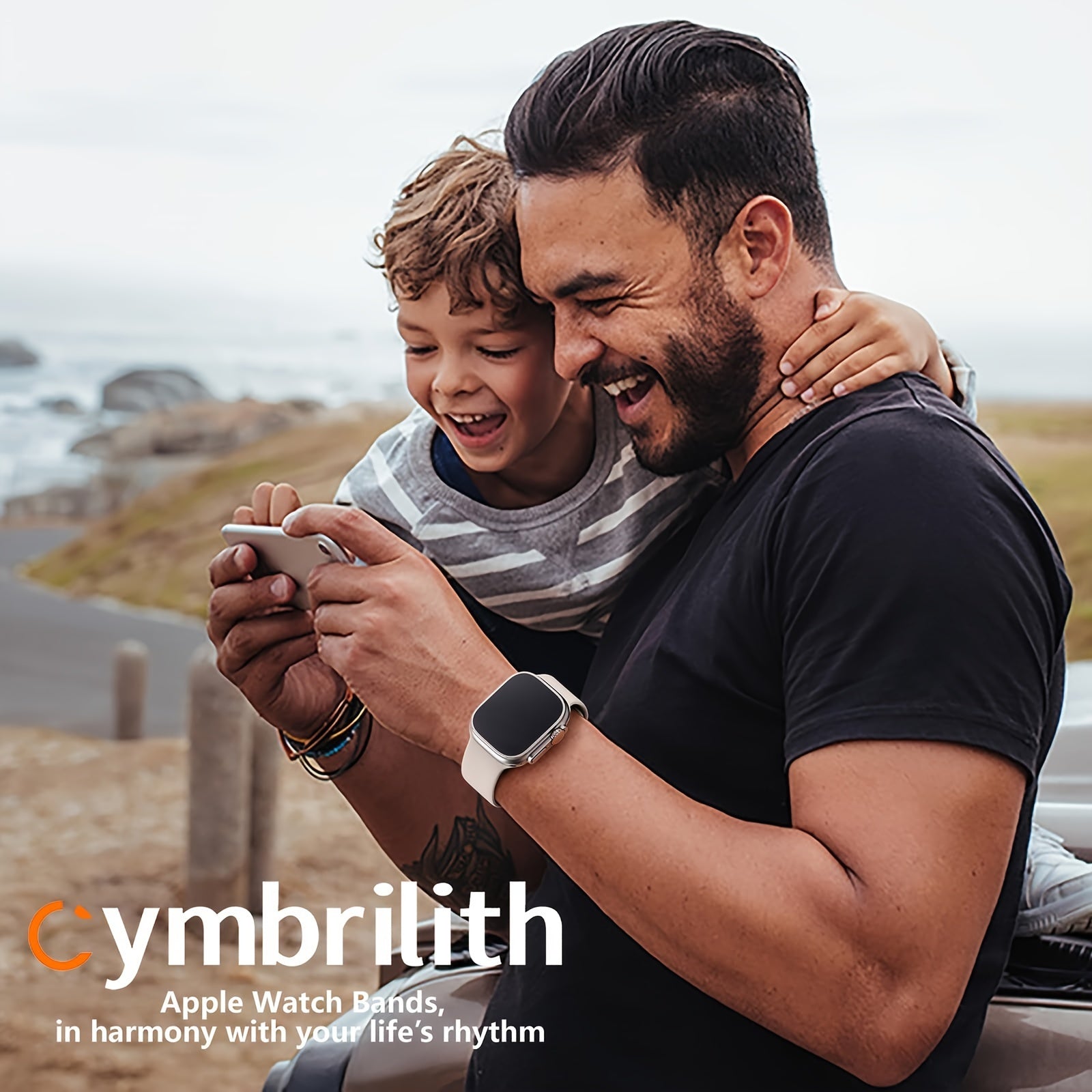 Water-Resistant Silicone Sport Watch Band for Apple Watch Series 1-10 SE Ultra 38-49mm