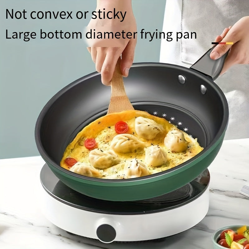 Set of Four Cast Iron Cookware Pots and Pans with Non-Stick Finish for Gas and Induction Stoves