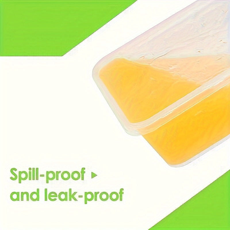 Set of 10 22oz BPA-Free Plastic Food Containers with Leak-Proof Lids