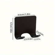 Plastic Utility Hooks with Adhesive for Home Organization of Razors Jewelry Keys