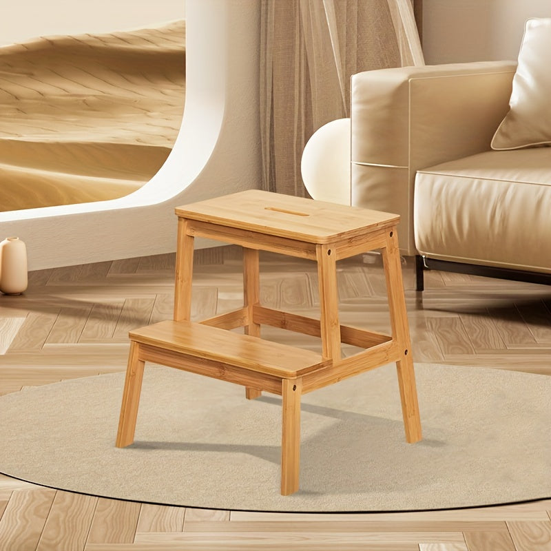 Two-Layer Non-Slip Indoor Step Stool for Home Office Library Use