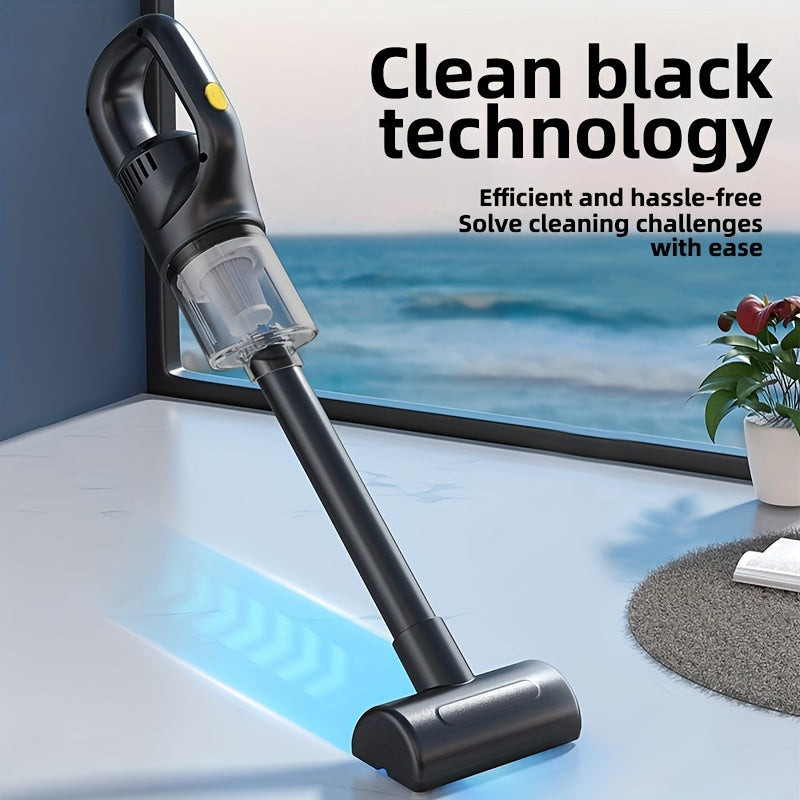 Wireless Handheld Vacuum Cleaner with High-Suction Cyclone, USB Rechargeable, for Home Car Office