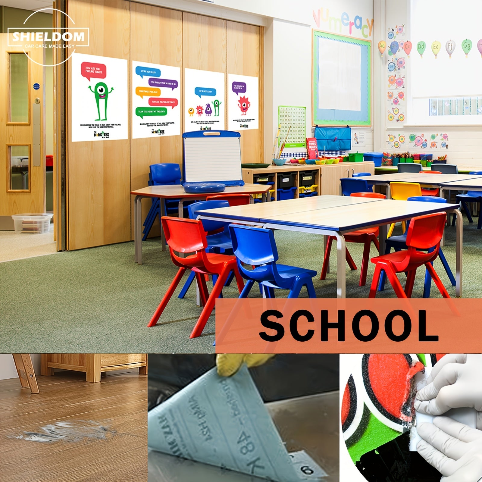 Spray removedor de adhesivos para pegatinas de coche y residuos 8.45Oz