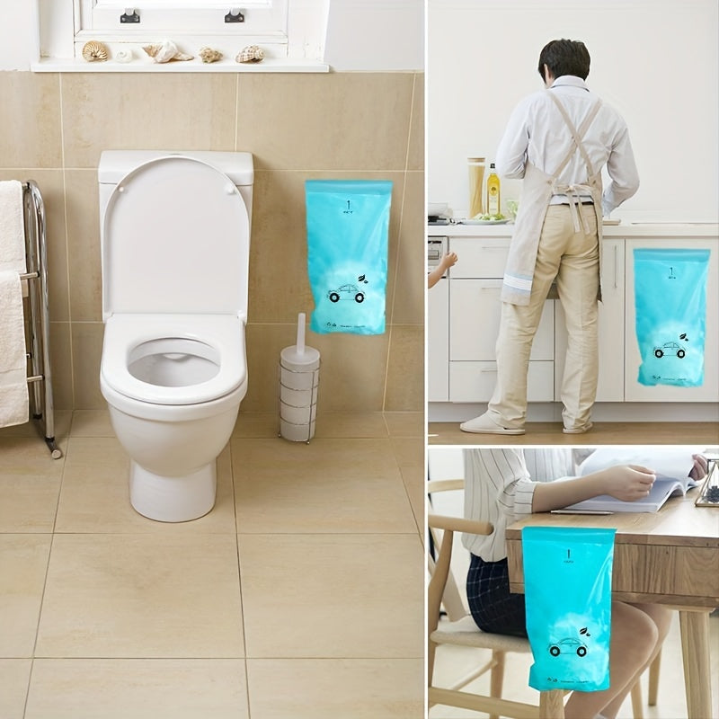 30pcs Waterproof Leak-Proof Car Trash Bags Self-Adhesive Reusable