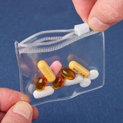 Jewelry Storage Roll Reusable Zipper Pouch for Accessories and Gems