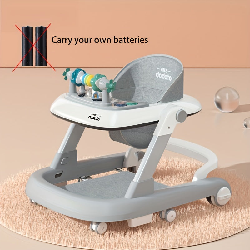 Rolling Walker with Sitting and Pushing Features for Indoor and Outdoor Use