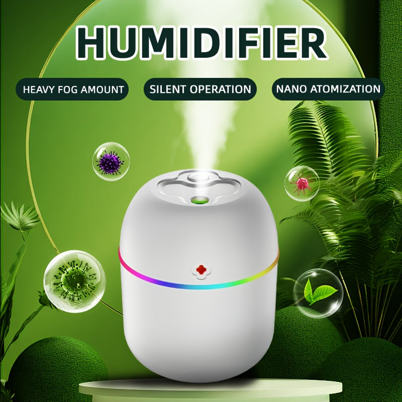 Aromatherapy Humidifier with Night Light for Bedroom Office Car USB Powered