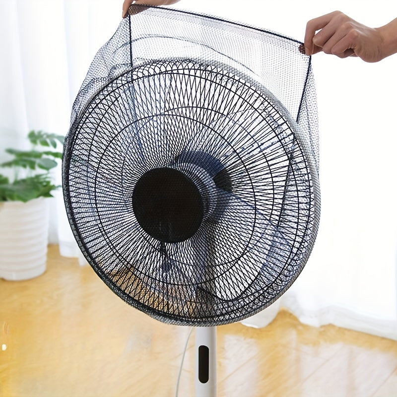 Washable Fan Dust Cover Durable Fabric Safety Net for Home Office Use