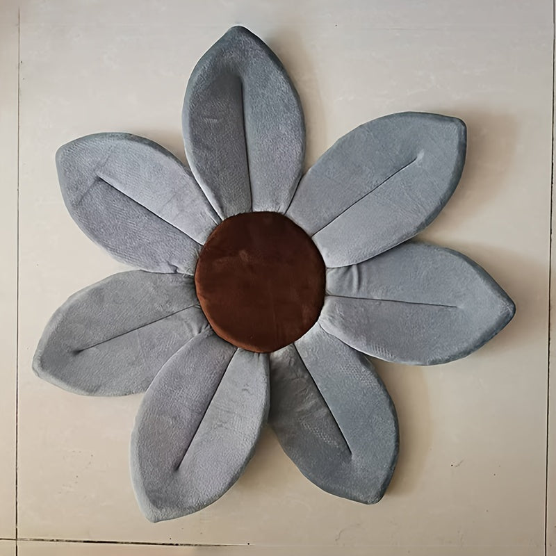 Baby Bath Mat Sunflower Cartoon Non-Slip Soft Comfortable for Newborns and Toddlers