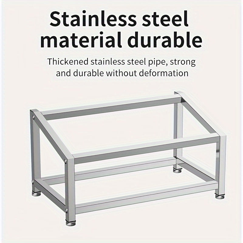 Stainless Steel Spice Organizer with Condiment Containers for Kitchen and Restaurant Use