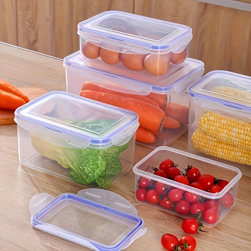 Food Storage Container Stackable Transparent Sealed Kitchen Pantry Organizer