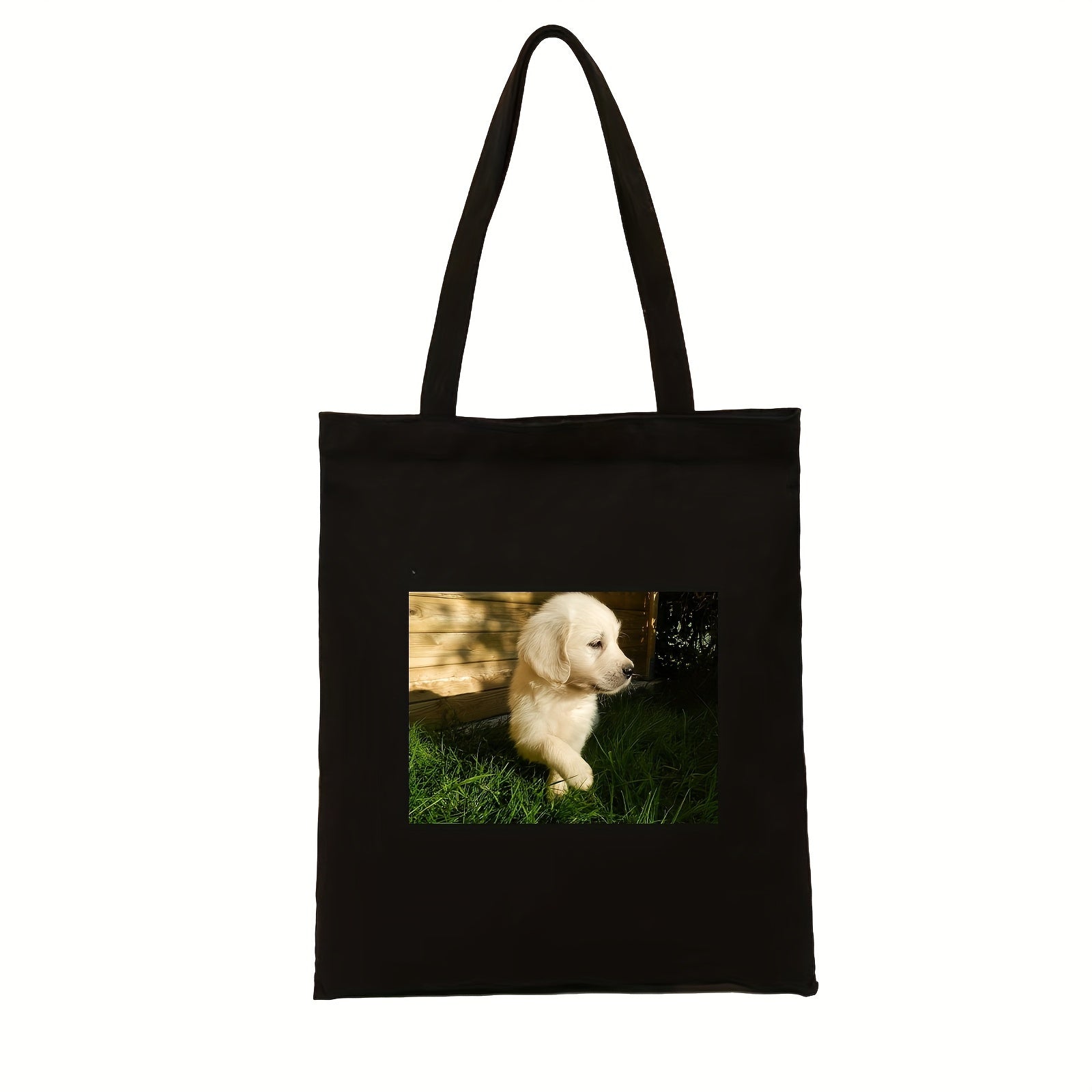 Customizable Canvas Bag Pack of 2 with Personal Photo Print in 3 Colors