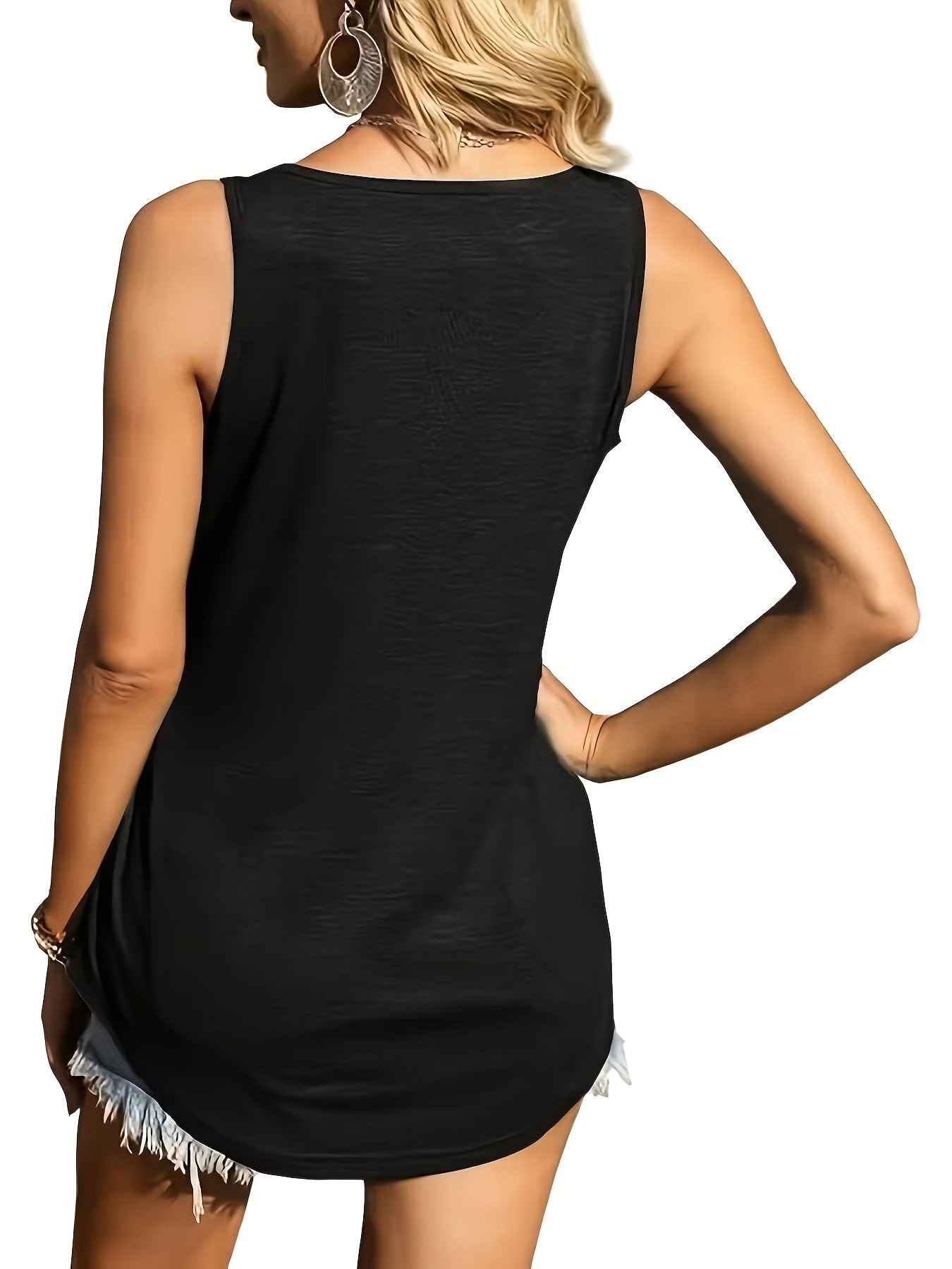 Women's Casual Summer Vests Three-Piece Set Lightweight Cropped Fabric