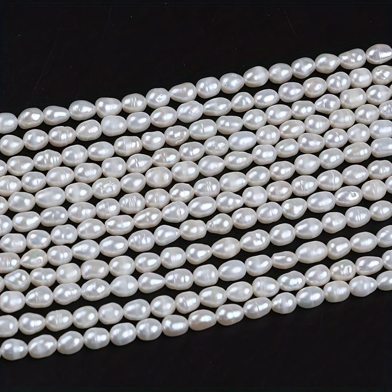 Freshwater Pearl Beads 20cm 4.8-5.2mm for Jewelry Making DIY Accessories