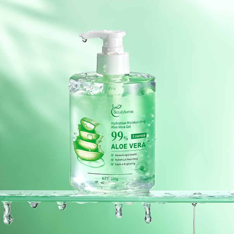 Gel de aloe vera para protección solar y humectación unisex hipoalergénico no graso