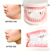 Набор силиконовых тренажеров для челюсти для мужчин и женщин, тренажер для мышц лица, уменьшение двойного подбородка