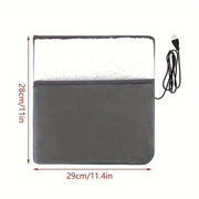 USB-Powered Portable Foot Warmer Low Voltage Heating Pad Winter Cozy Durable
