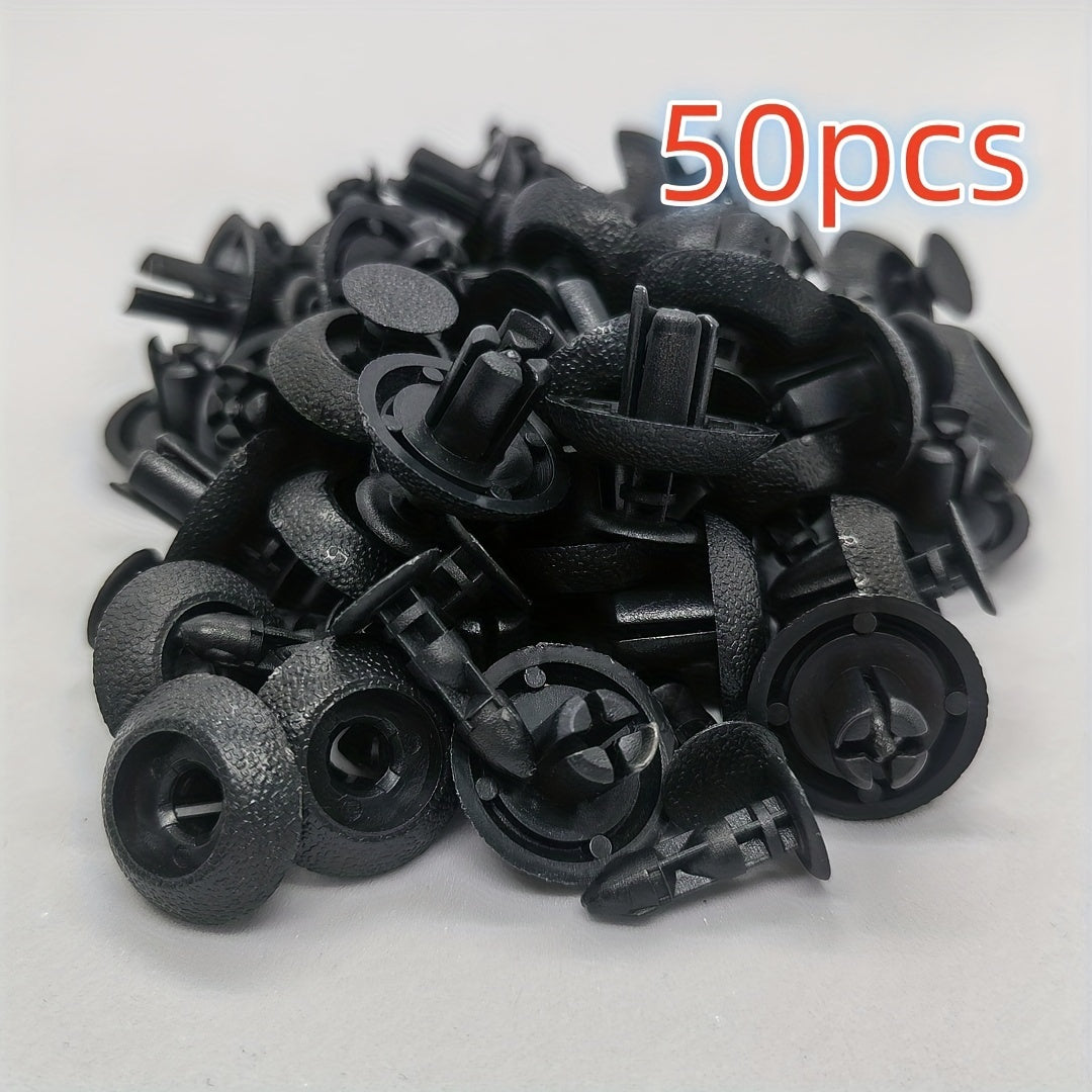 50 Piezas de sujetador de hebilla de protección del motor del coche, clip de agua, reemplazo de clip fijo