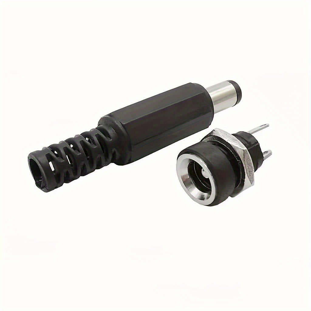 5pcs DC Power Cord Extension 5.5x2.1/2.5mm DC-220B Plug