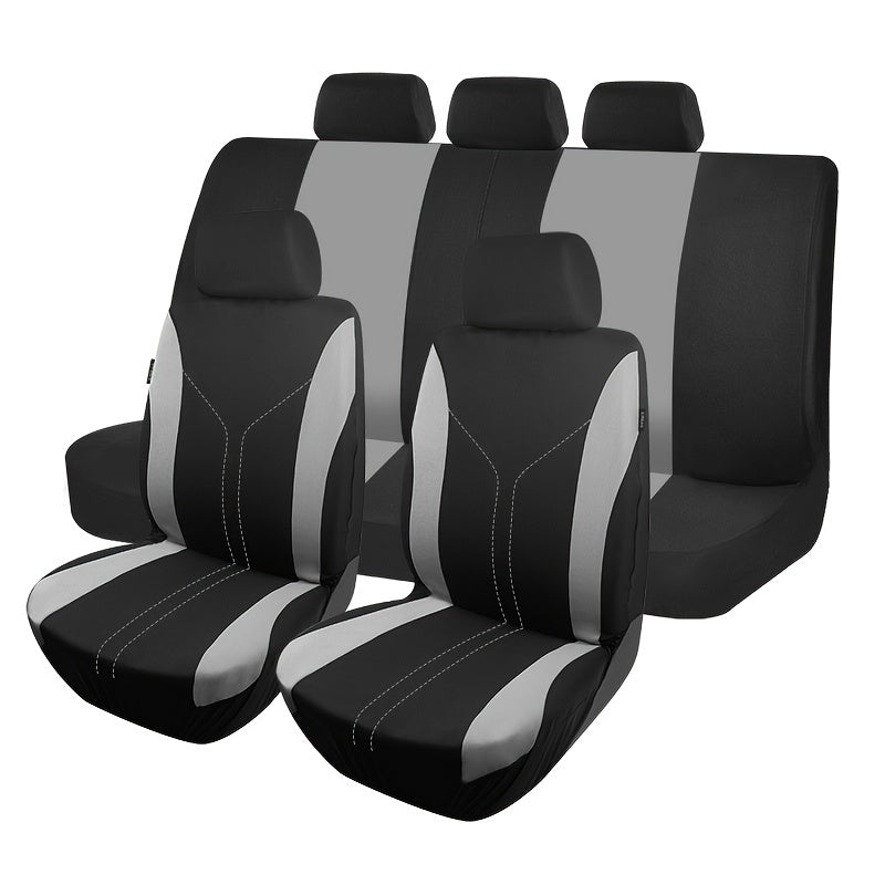 Women Universal Car Seat Covers Set, 9-Piece Auto Cushion Protectors