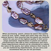 Elegante collar de cadena para clavícula con perla de agua dulce barroca para uso casual y formal