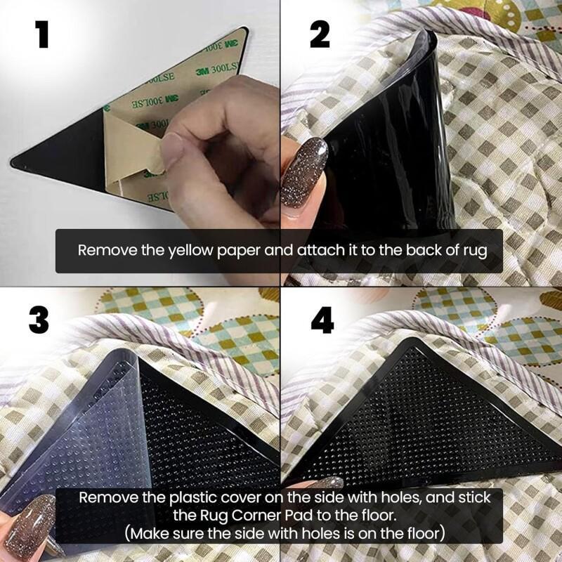 Тяжелые многоразовые нескользящие уголки для ковров и ковровых покрытий