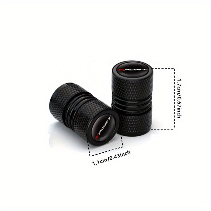 Tapa de válvula de neumático de aleación de aluminio impermeable, resistente a la oxidación, universal, a prueba de fugas, para coche