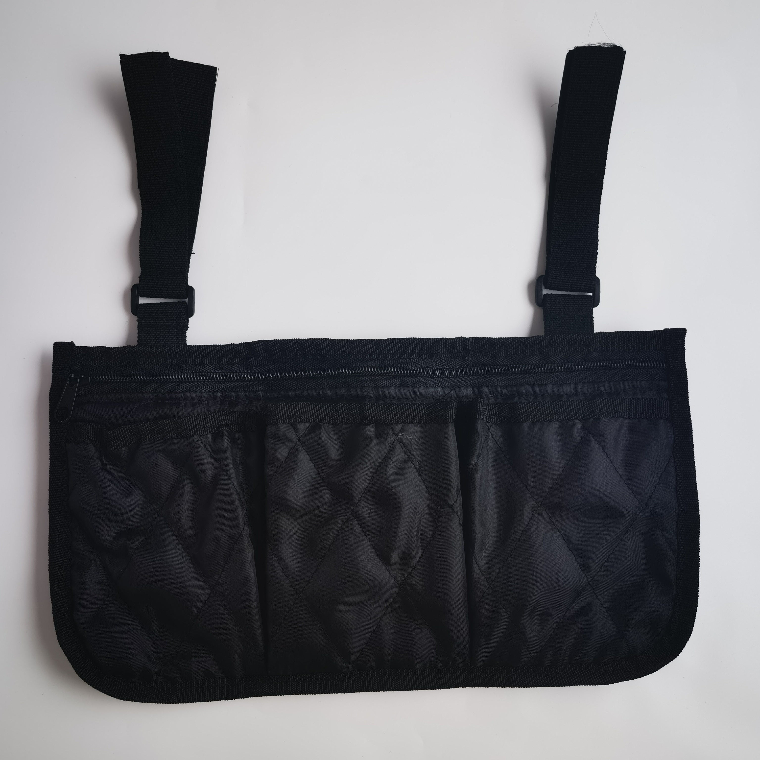Wheelchair Armrest Hanging Storage Bag Large Capacity Easy to Carry