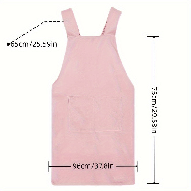 Unisex Canvas Apron Without Tie Straps 100% Woven Canvas 175gsm