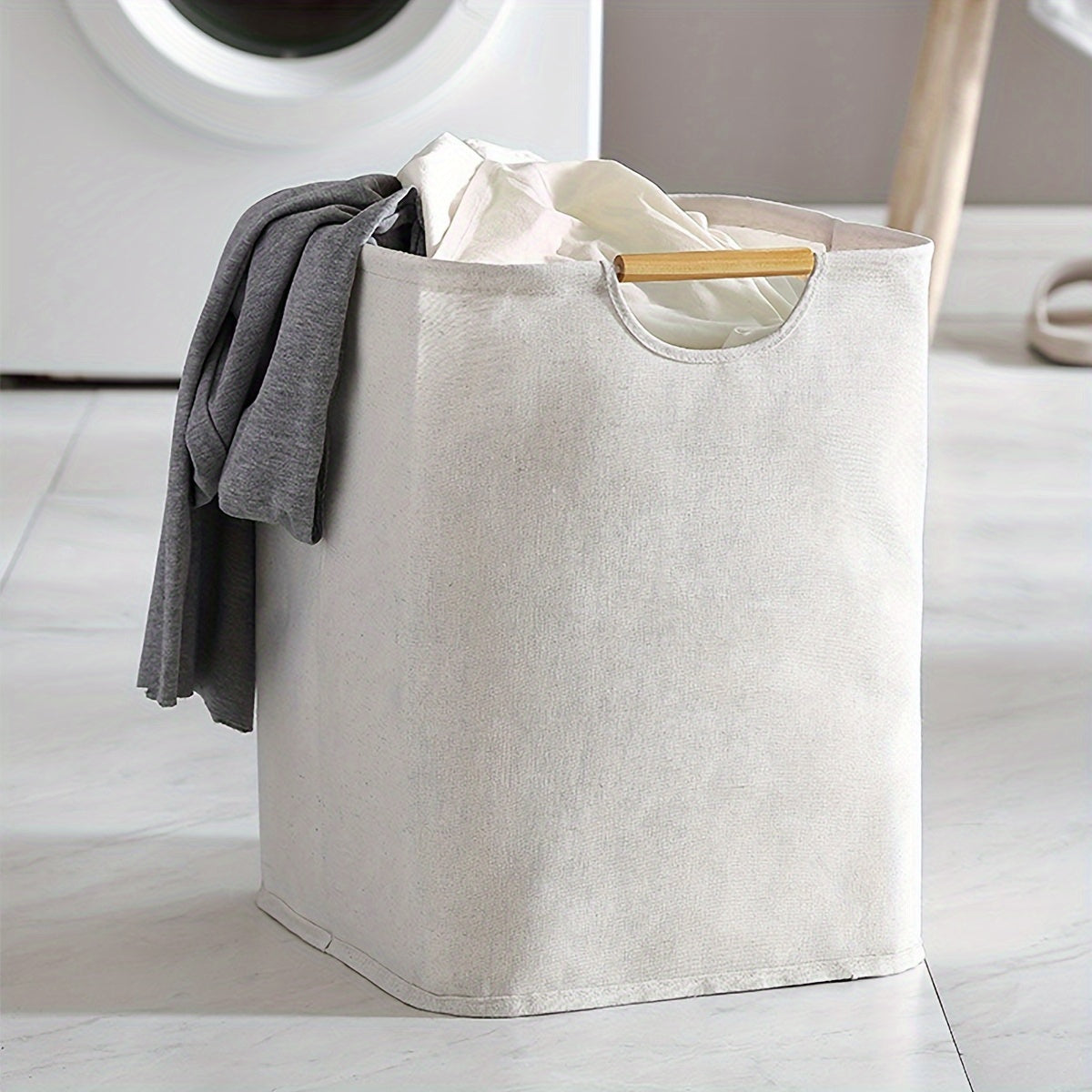 Large Foldable Waterproof Laundry Basket with Handles for Bedroom Bathroom Dorm 1 or 2 Pieces