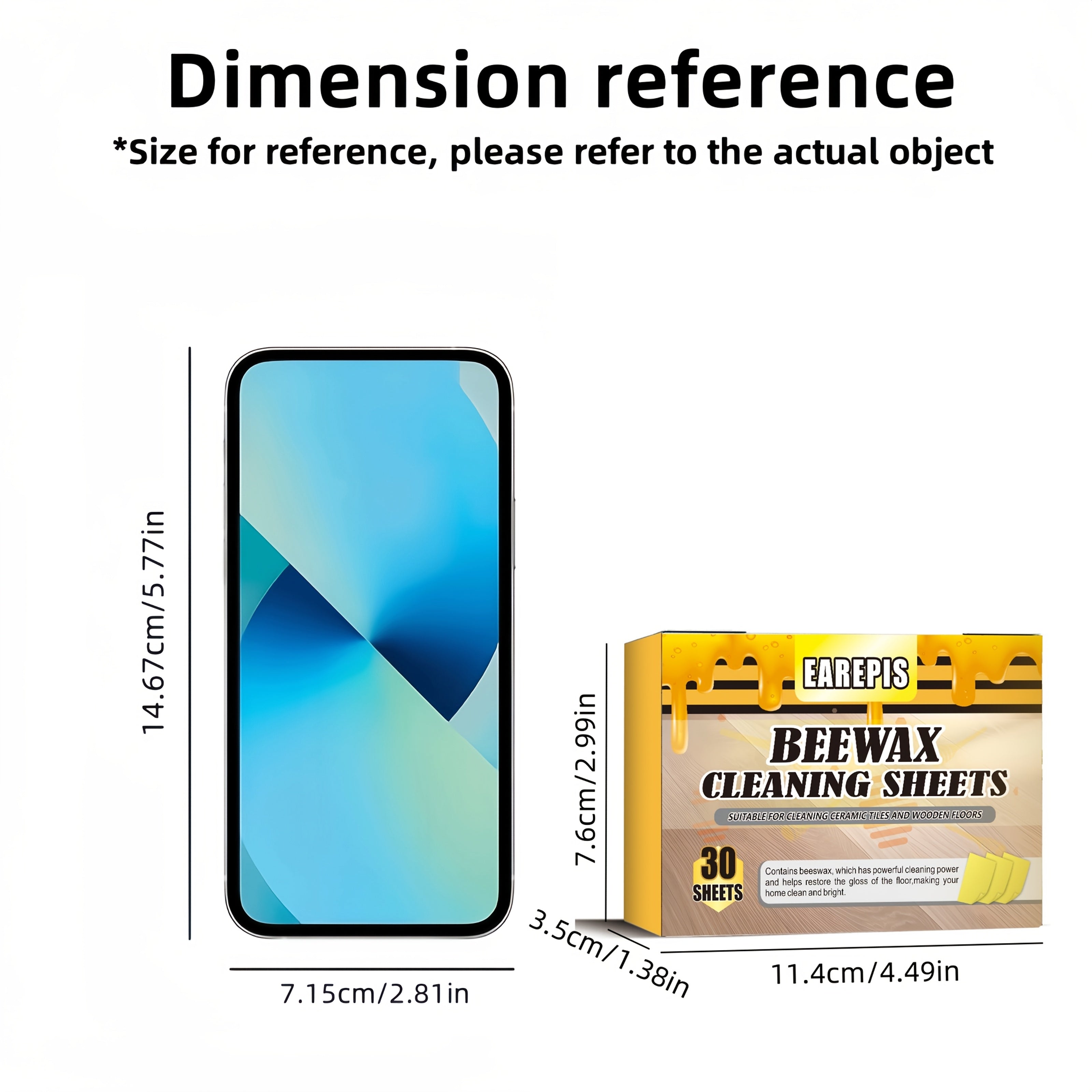 Wood Wax Cleaning Tablets for Polishing and Brightening Solid Wood Floors