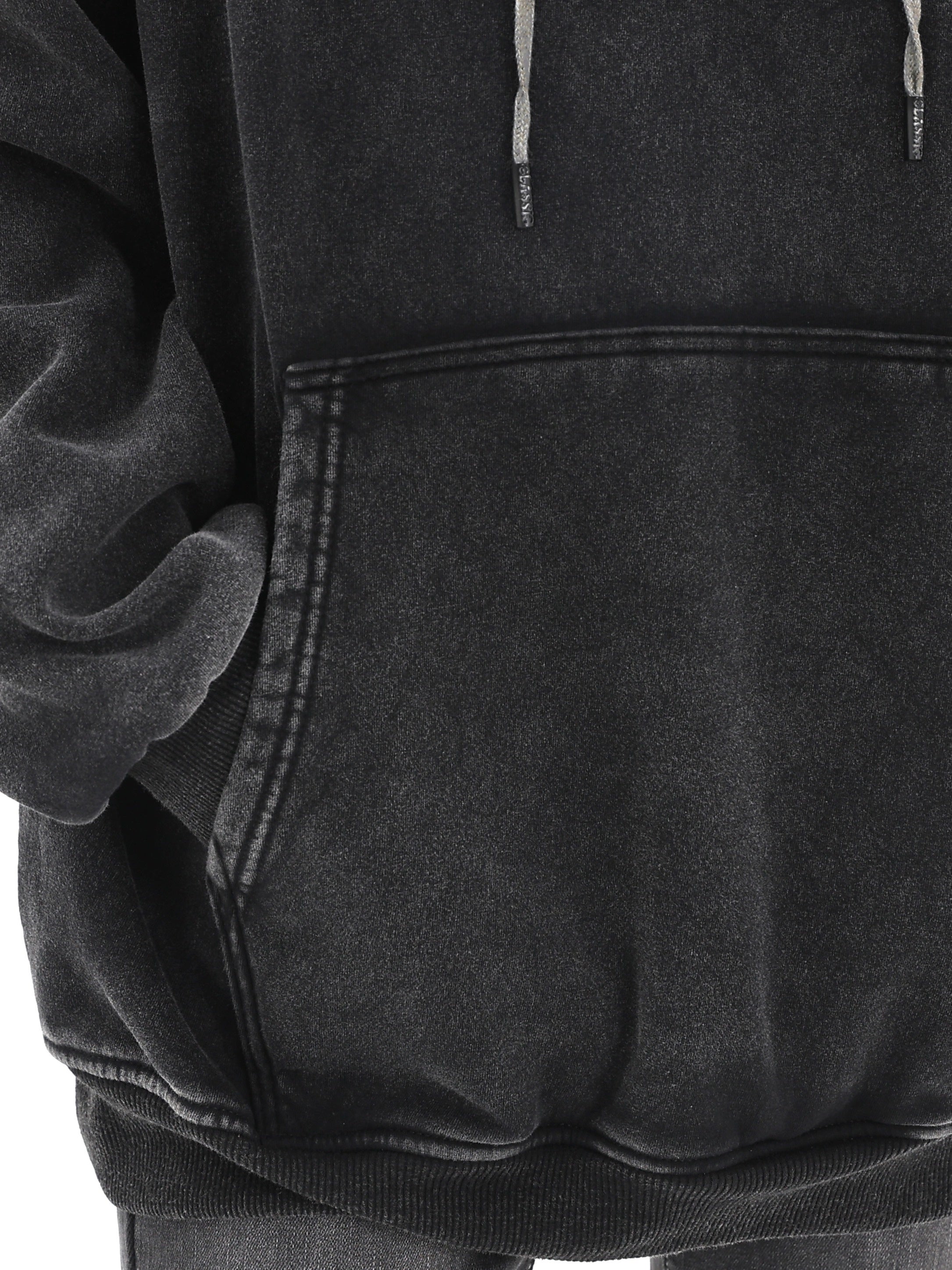 Women's Vintage Distressed Hoodie Long Sleeve Casual Pullover